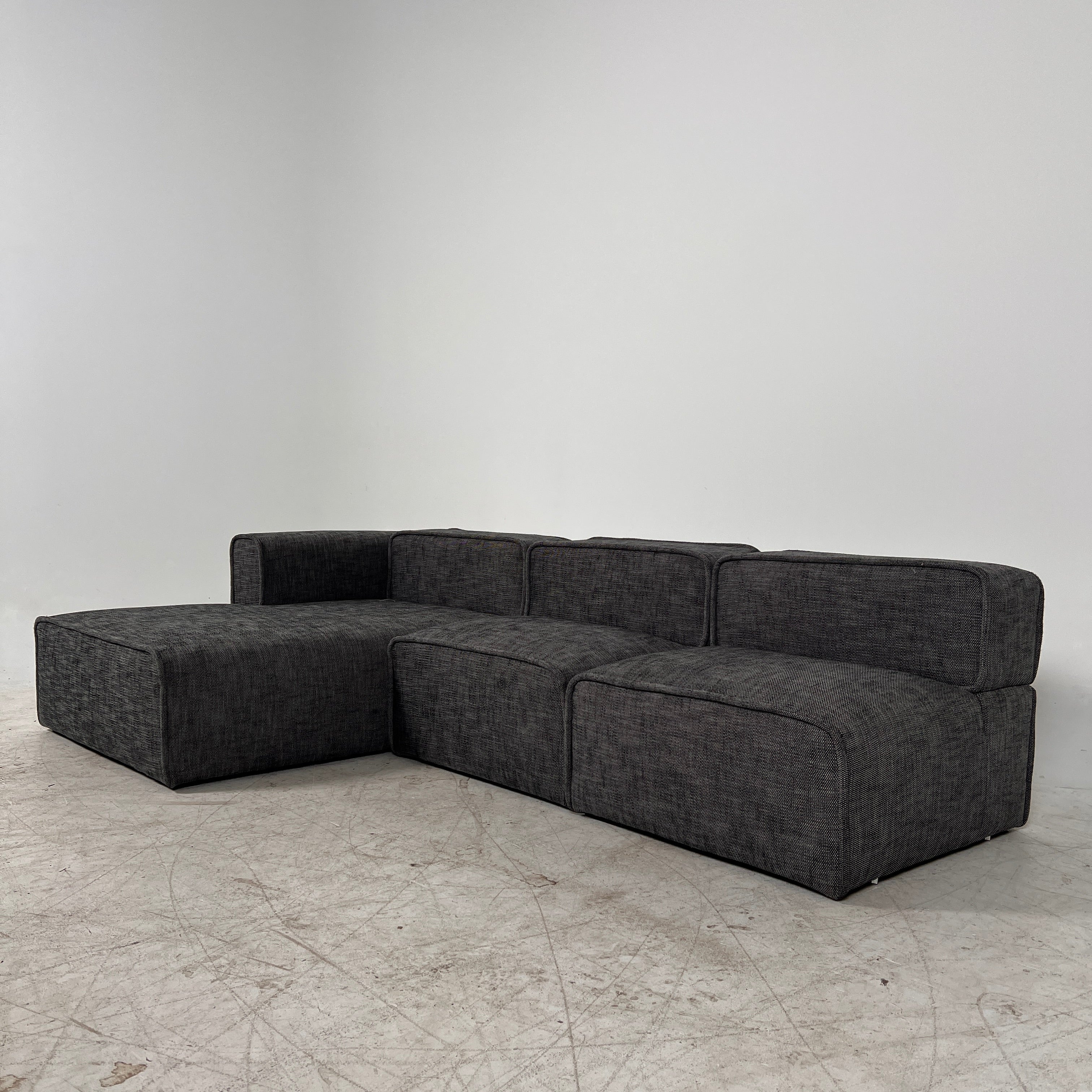 Article quadra sectional. 3 piece modular L shaped sofa couch. Delivery available