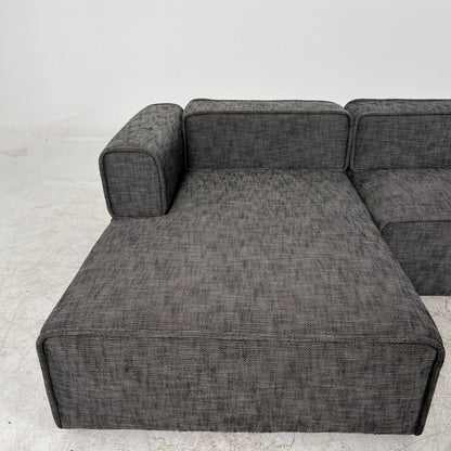 Article quadra sectional. 3 piece modular L shaped sofa couch. Delivery available