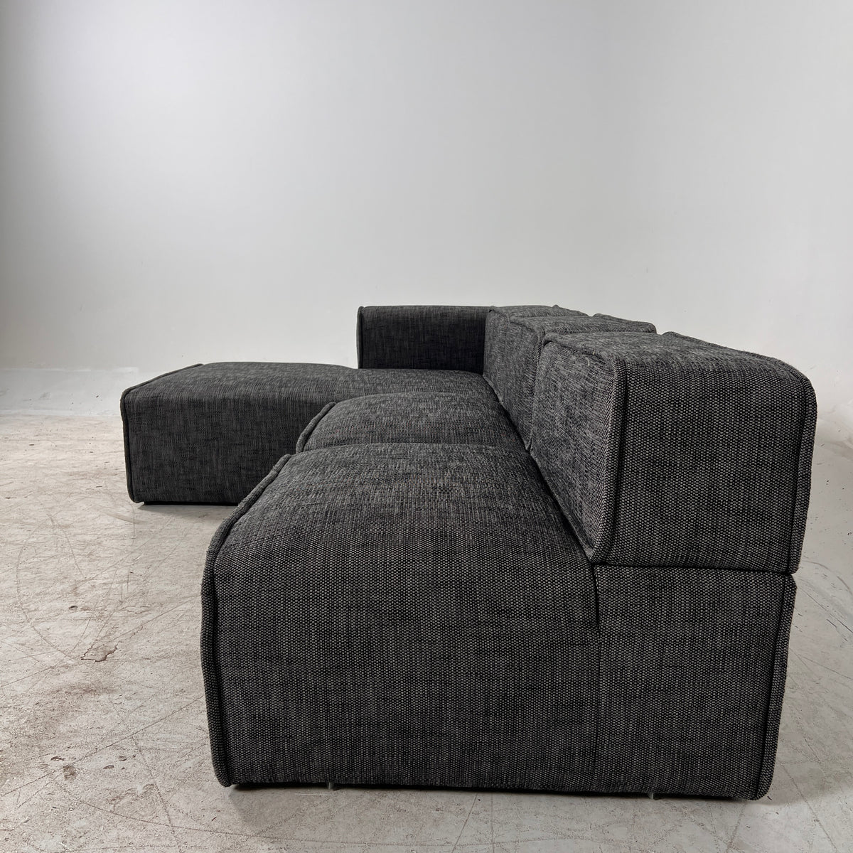 Article quadra sectional. 3 piece modular L shaped sofa couch. Delivery available