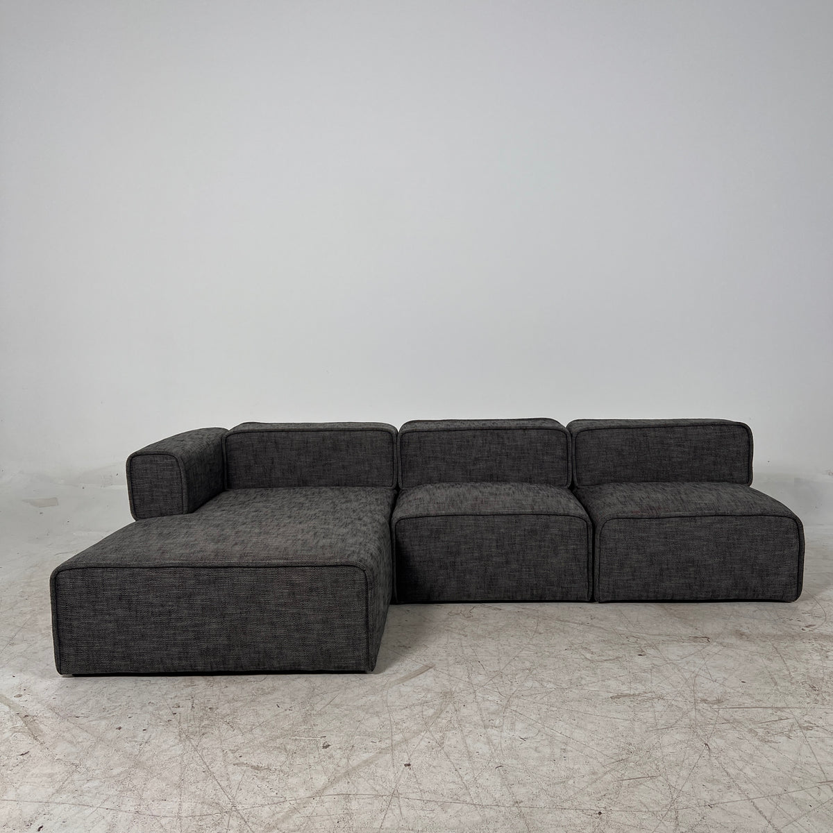 Article quadra sectional. 3 piece modular L shaped sofa couch. Delivery available