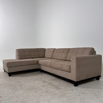 Fabricca sectional. Italian L shaped sofa couch. Delivery available