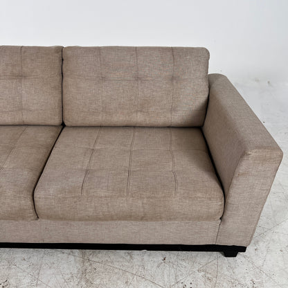 Fabricca sectional. Italian L shaped sofa couch. Delivery available