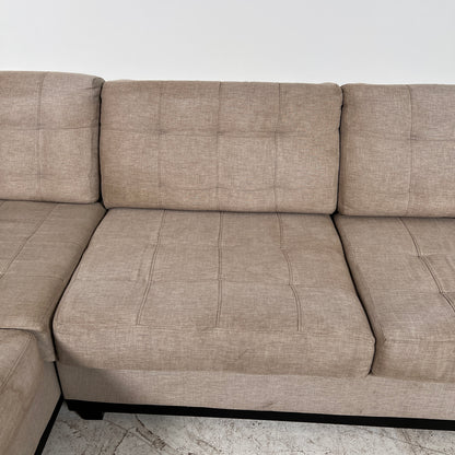 Fabricca sectional. Italian L shaped sofa couch. Delivery available
