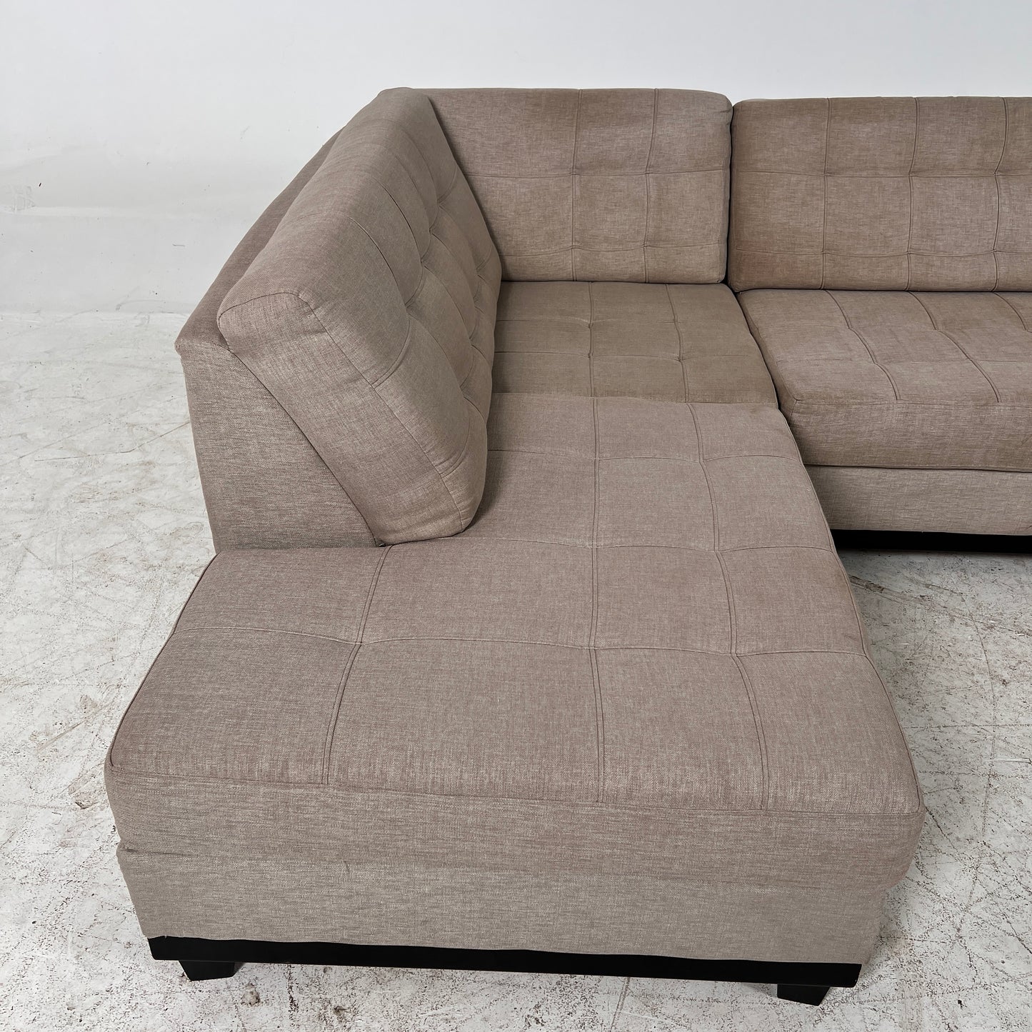 Fabricca sectional. Italian L shaped sofa couch. Delivery available