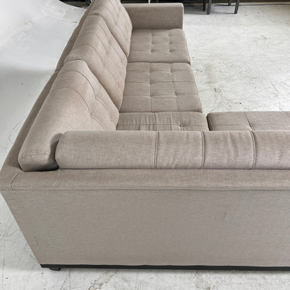 Fabricca sectional. Italian L shaped sofa couch. Delivery available