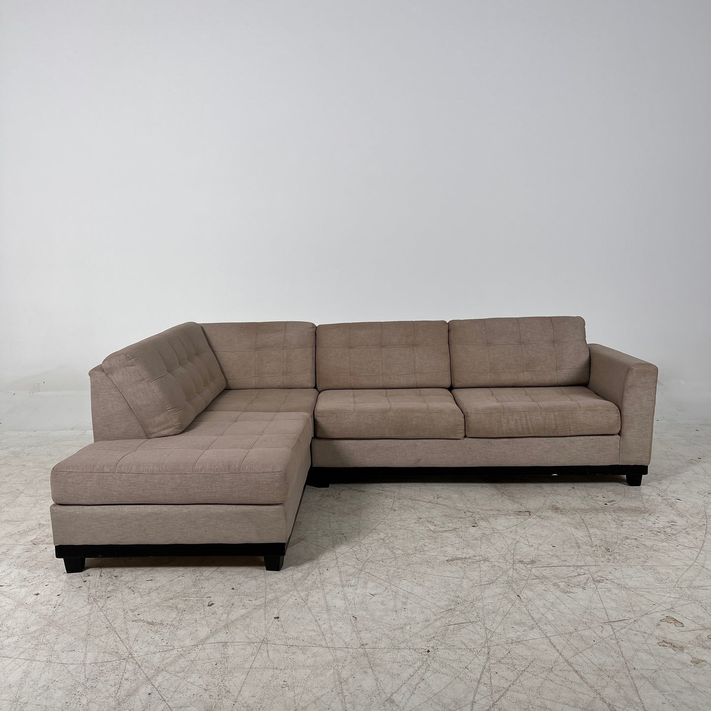 Fabricca sectional. Italian L shaped sofa couch. Delivery available