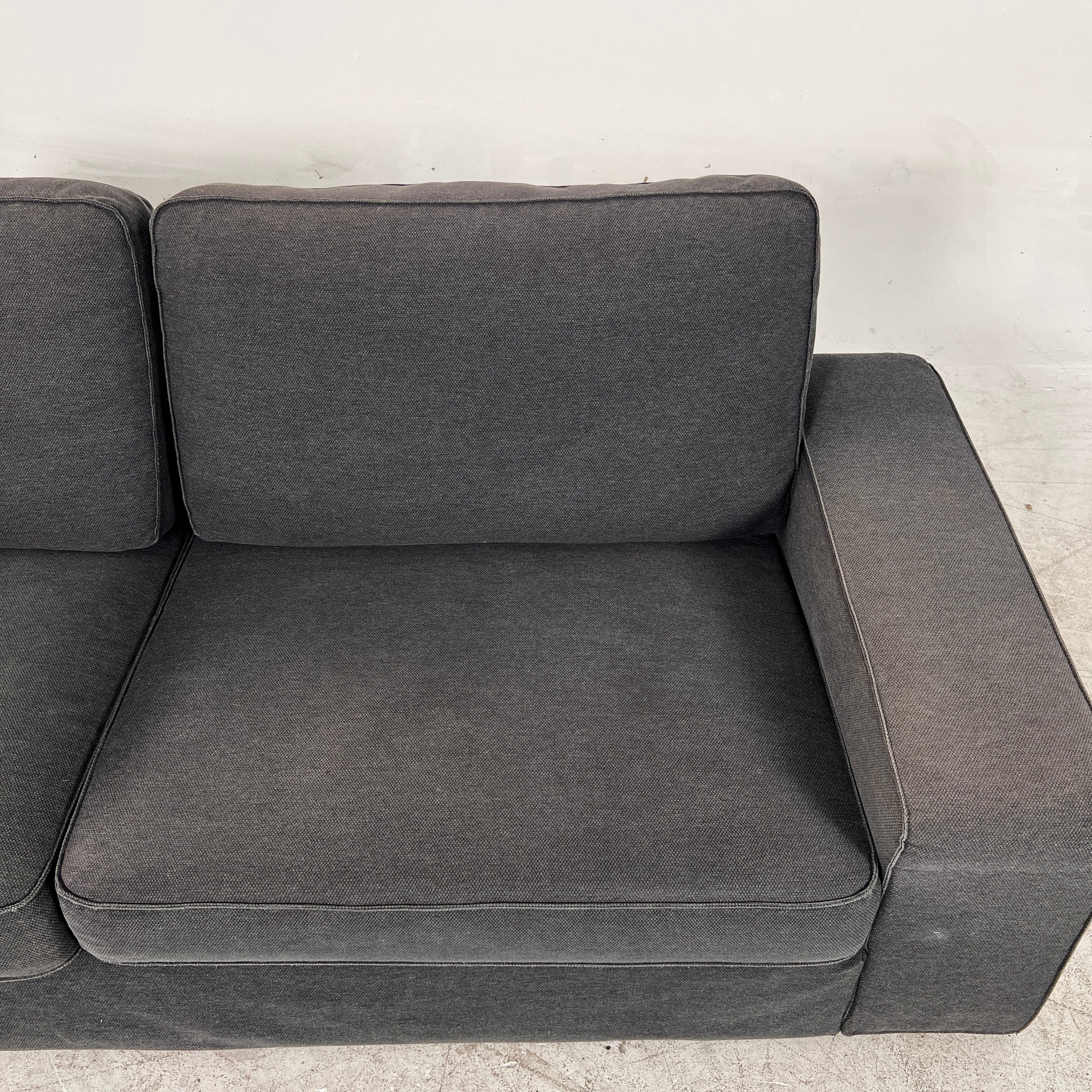 Ikea kivik 3 seater sofa. Fabric couch. Delivery available