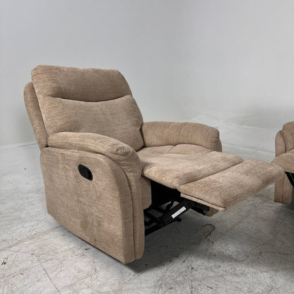 Manual recliner couch  set from the brick. 3+1 sofa and armchair. Delivery available