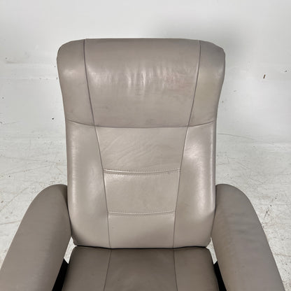 IMG leather recliner chair and ottoman. Reclining armchair. Delivery available