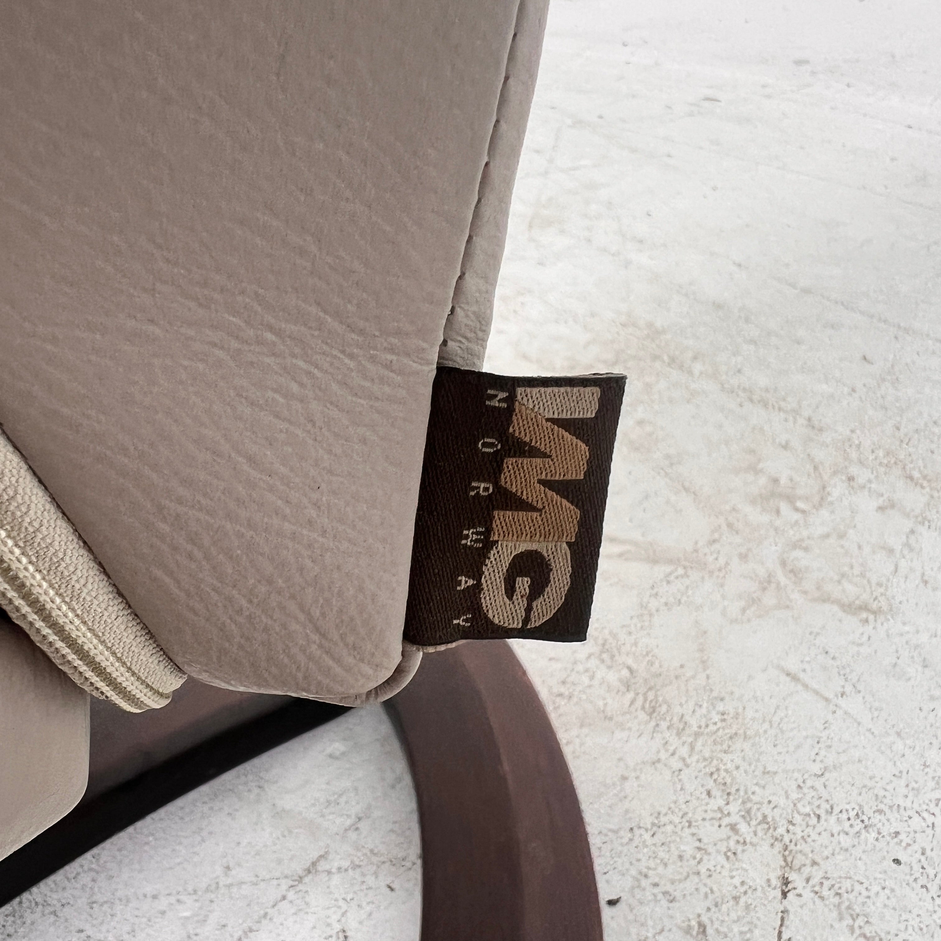 IMG leather recliner chair and ottoman. Reclining armchair. Delivery available
