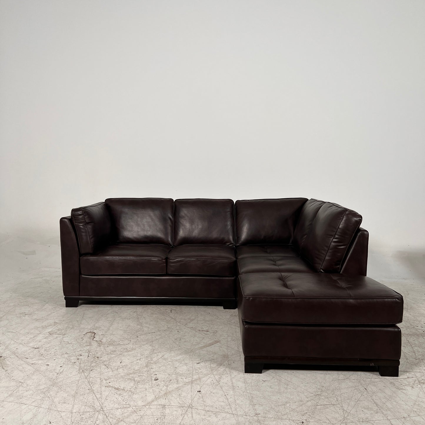 Leather sectional . L Shaped sofa couch. Delivery available