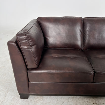 Leather sectional . L Shaped sofa couch. Delivery available