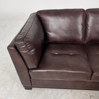 Leather sectional . L Shaped sofa couch. Delivery available