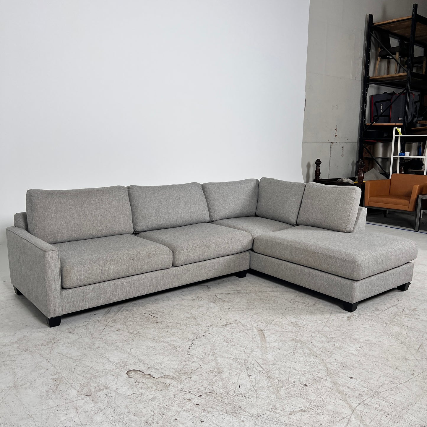 Urban Barn Liberty Sectional. L shaped sofa couch. Delivery available
