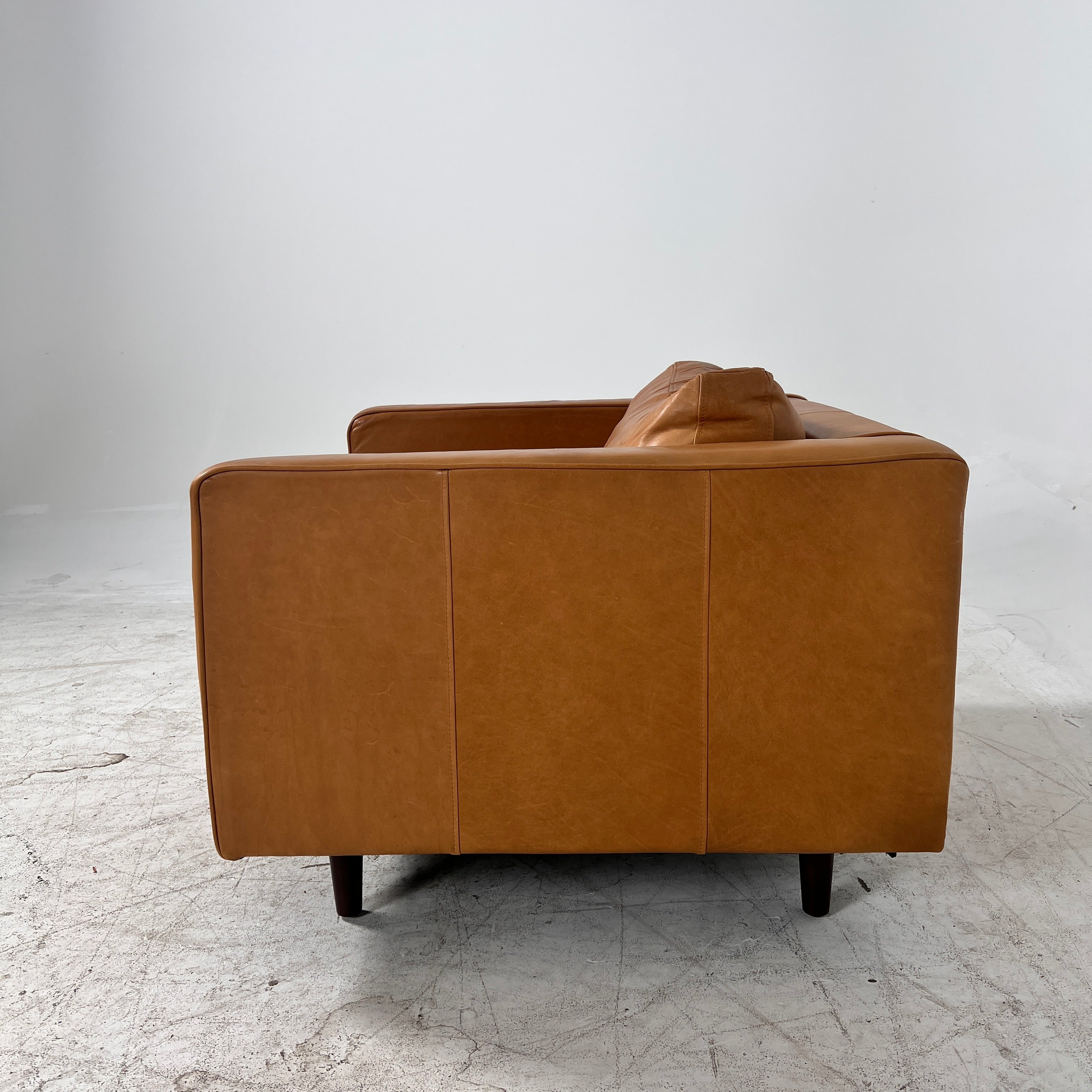 Article Sven single Seater chair. Distressed leather armchair. Delivery available