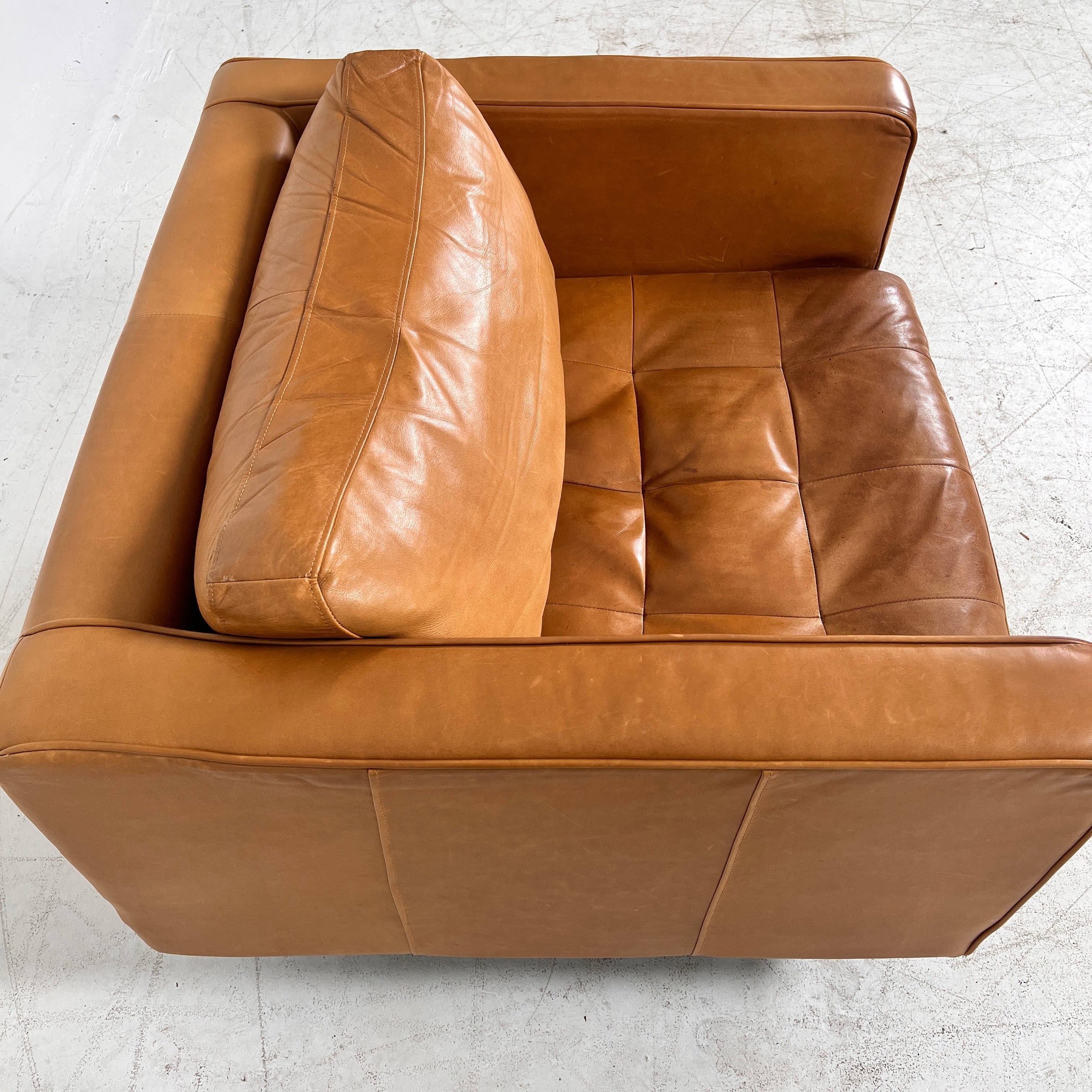 Article Sven single Seater chair. Distressed leather armchair. Delivery available