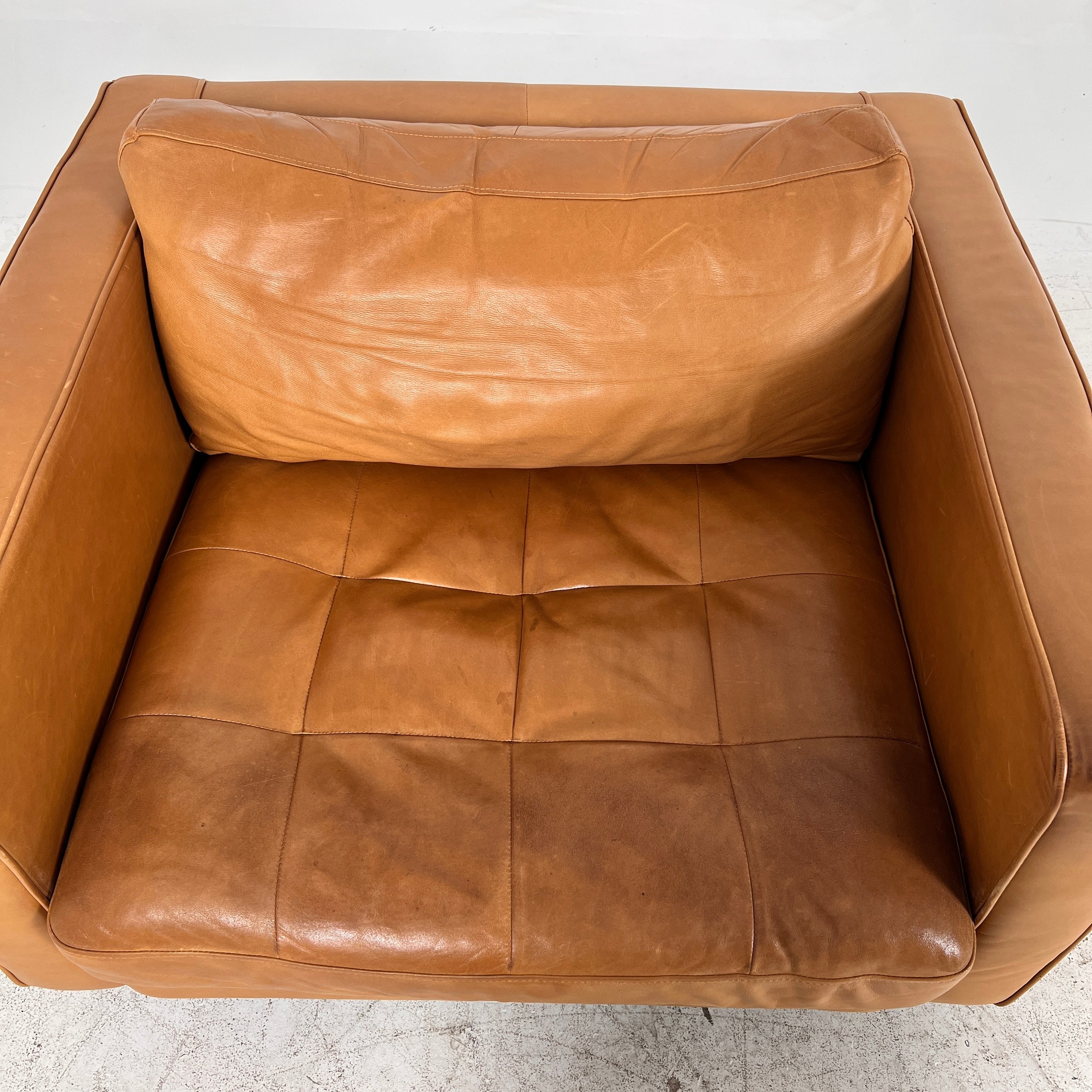 Article Sven single Seater chair. Distressed leather armchair. Delivery available
