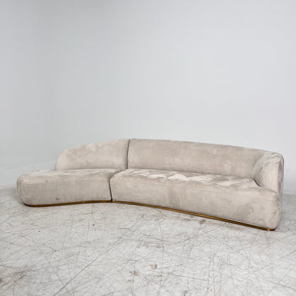 Rove Concept  REYA Curved Sectional. 2 piece Sofa couch. Delivery available