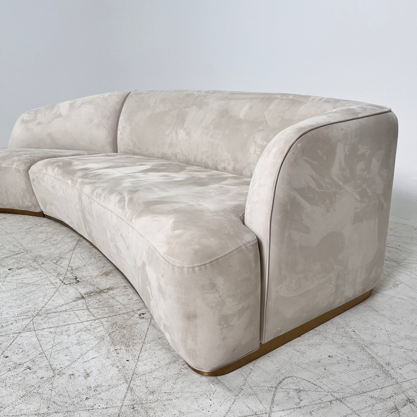 Rove Concept  REYA Curved Sectional. 2 piece Sofa couch. Delivery available
