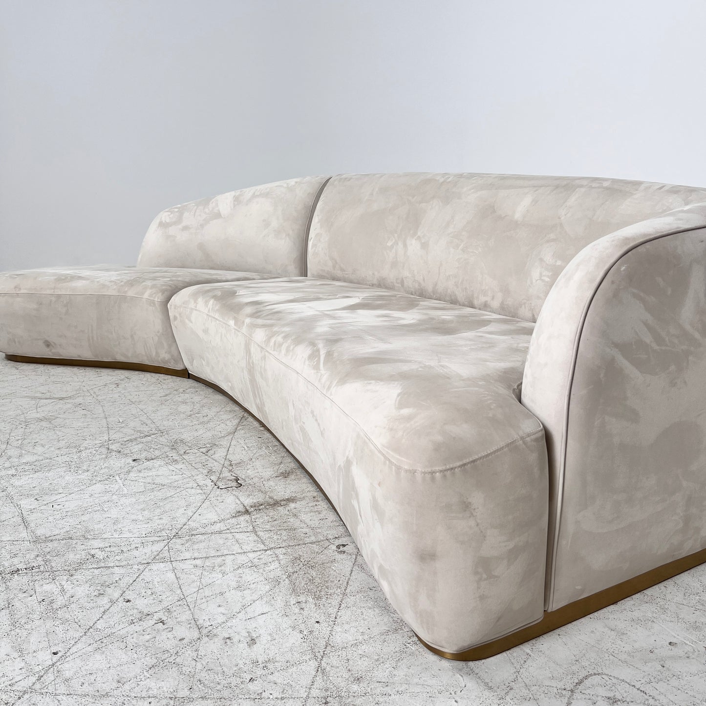 Rove Concept  REYA Curved Sectional. 2 piece Sofa couch. Delivery available