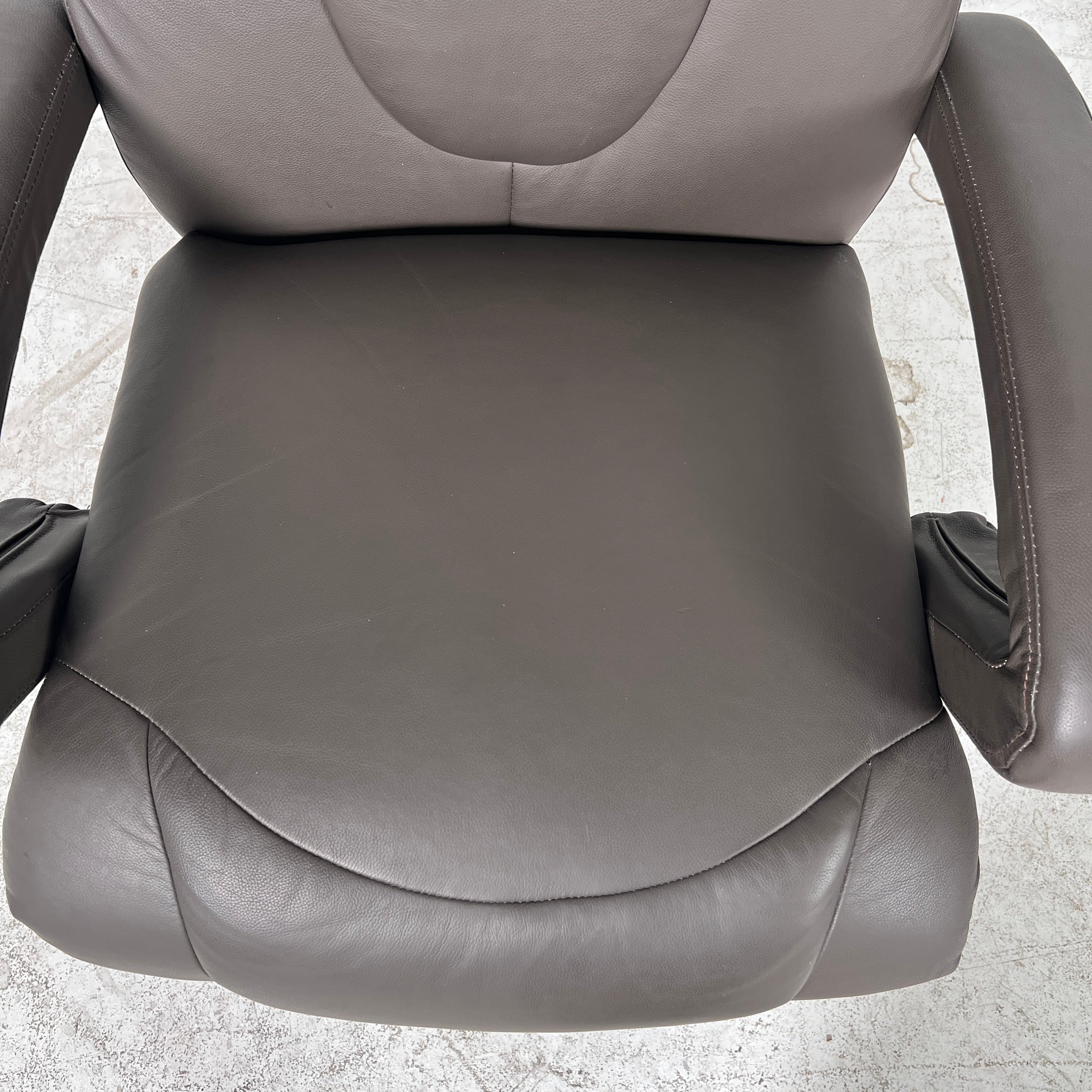 Brown Swivel Recliner chair. Leather Reclining chair. Delivery available
