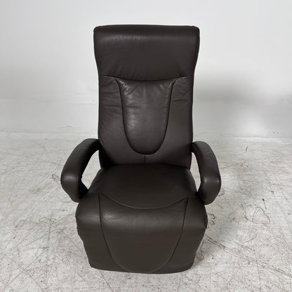 Brown Swivel Recliner chair. Leather Reclining chair. Delivery available