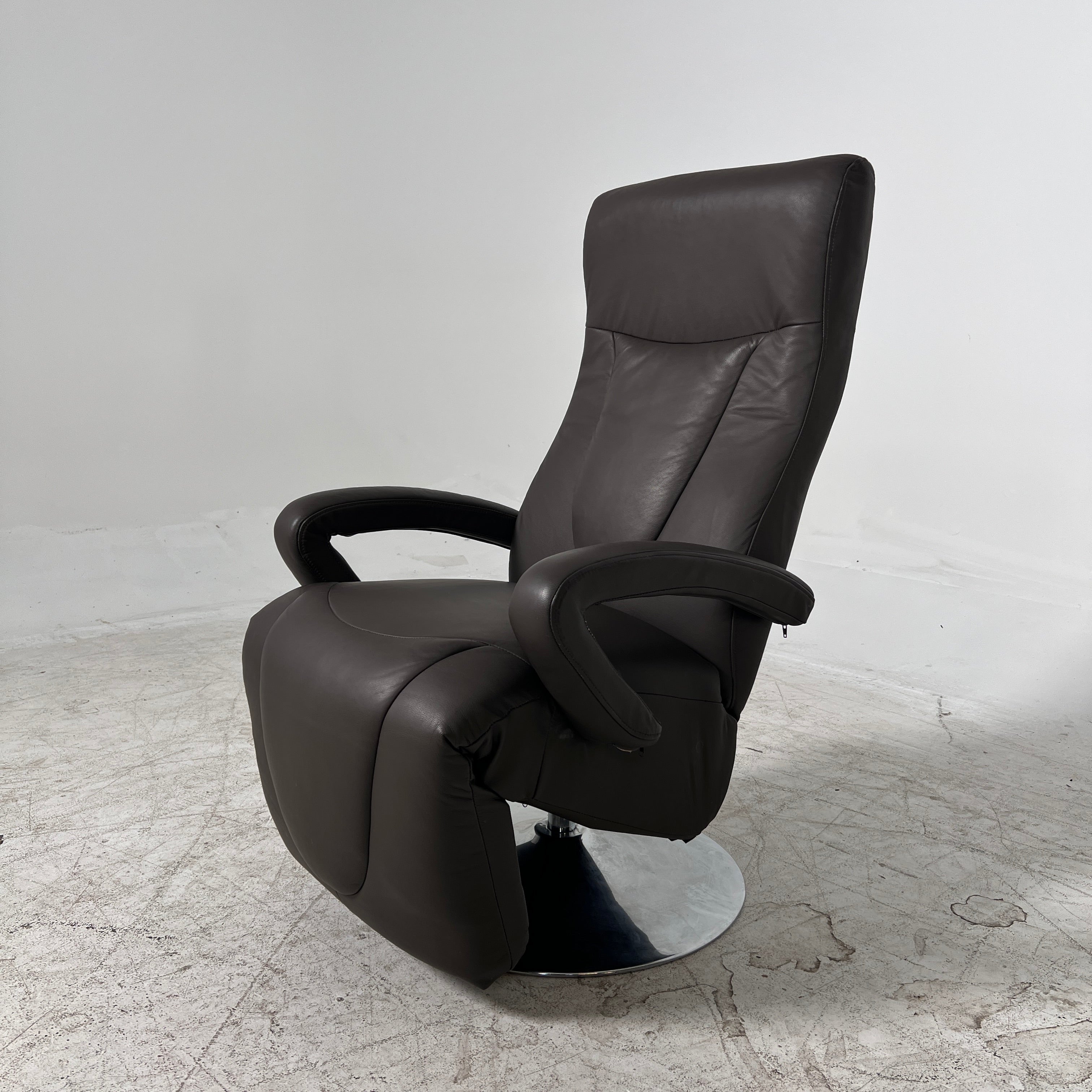 Brown Swivel Recliner chair. Leather Reclining chair. Delivery available