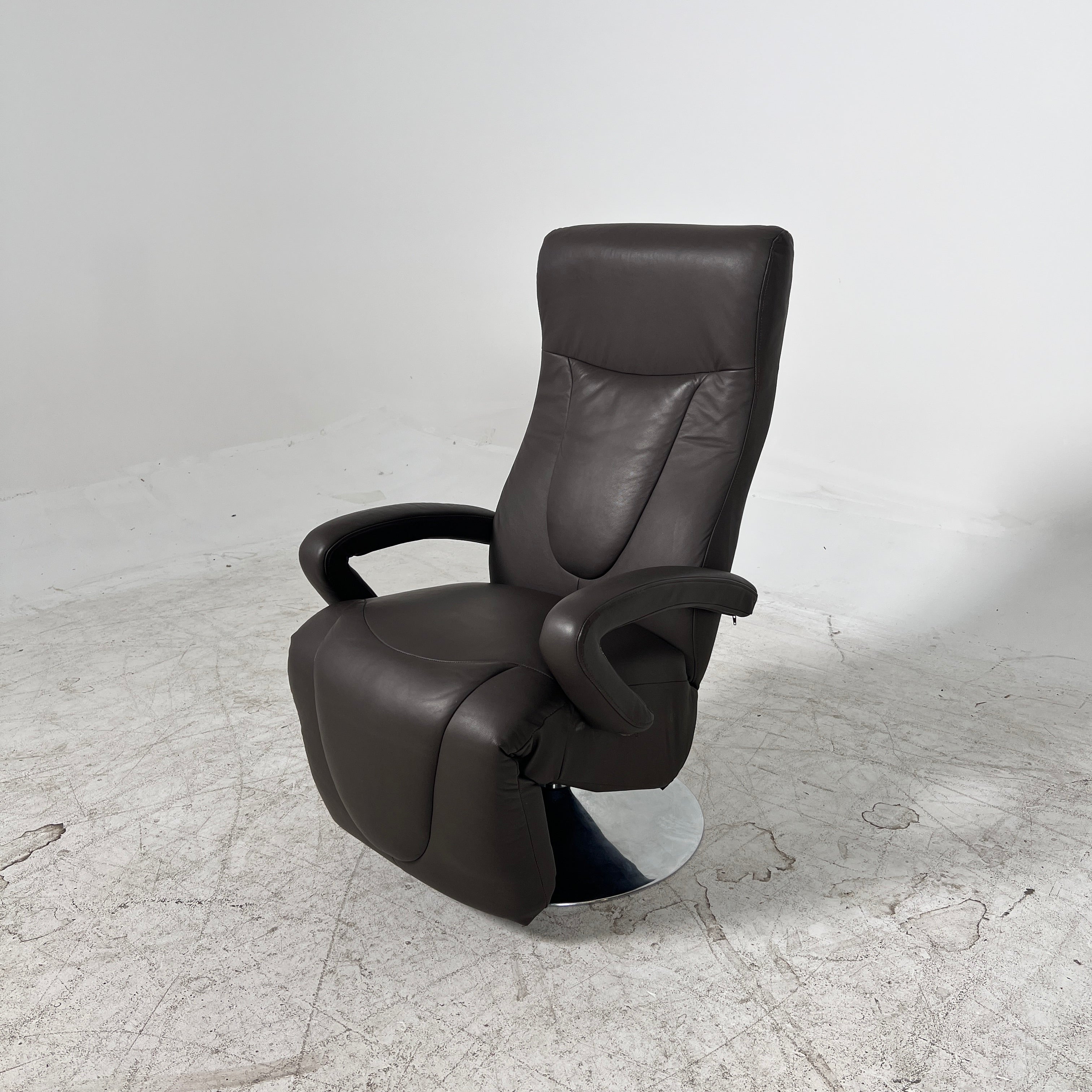 Brown Swivel Recliner chair. Leather Reclining chair. Delivery available