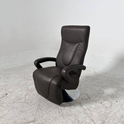 Brown Swivel Recliner chair. Leather Reclining chair. Delivery available