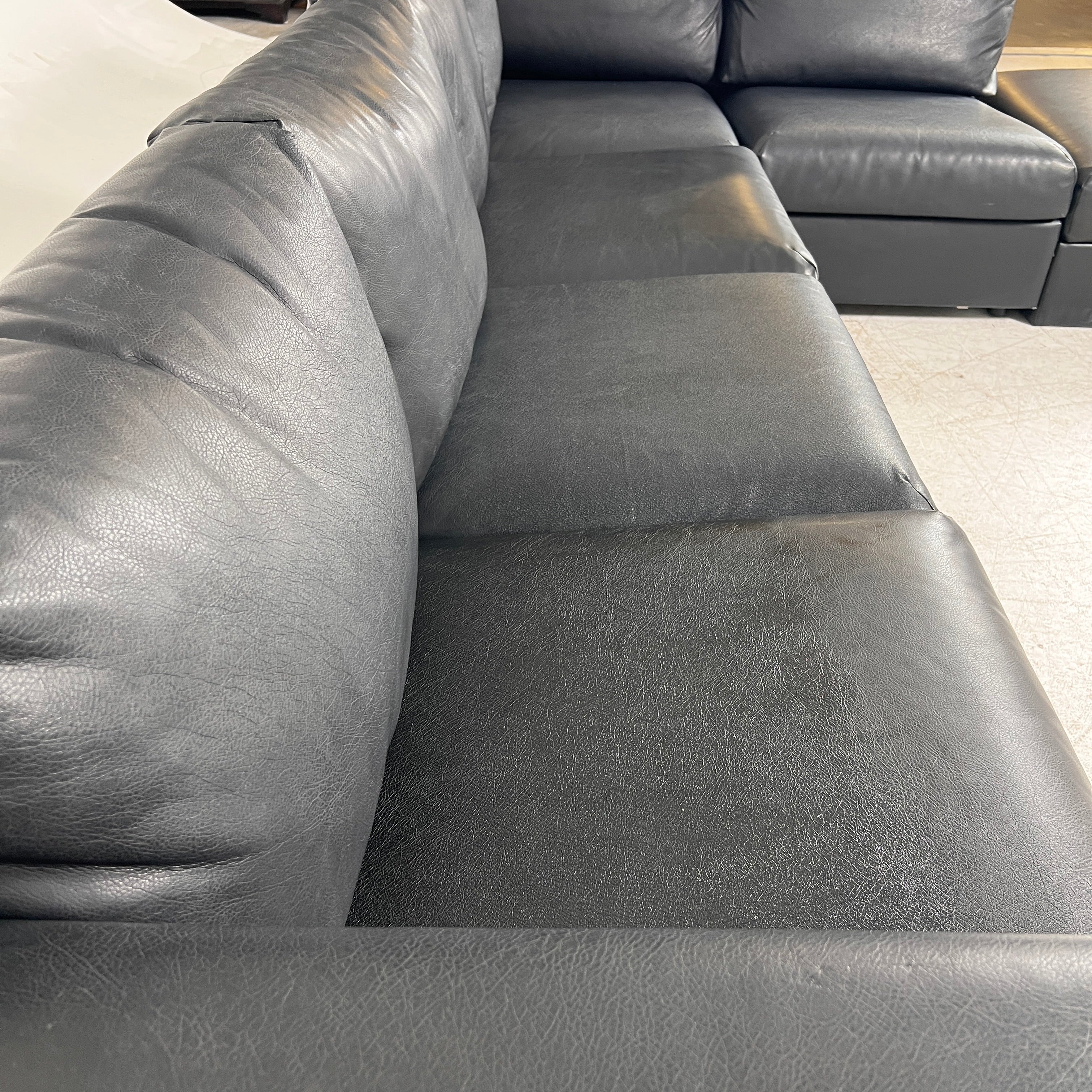 Ikea sectional + ottoman. L shaped sofa couch. Delivery available.