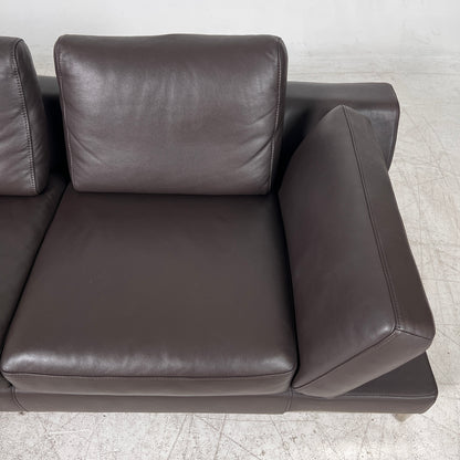 Kelvin Giormani Sectional. Leather L shaped sofa couch. Delivery available