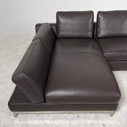Kelvin Giormani Sectional. Leather L shaped sofa couch. Delivery available
