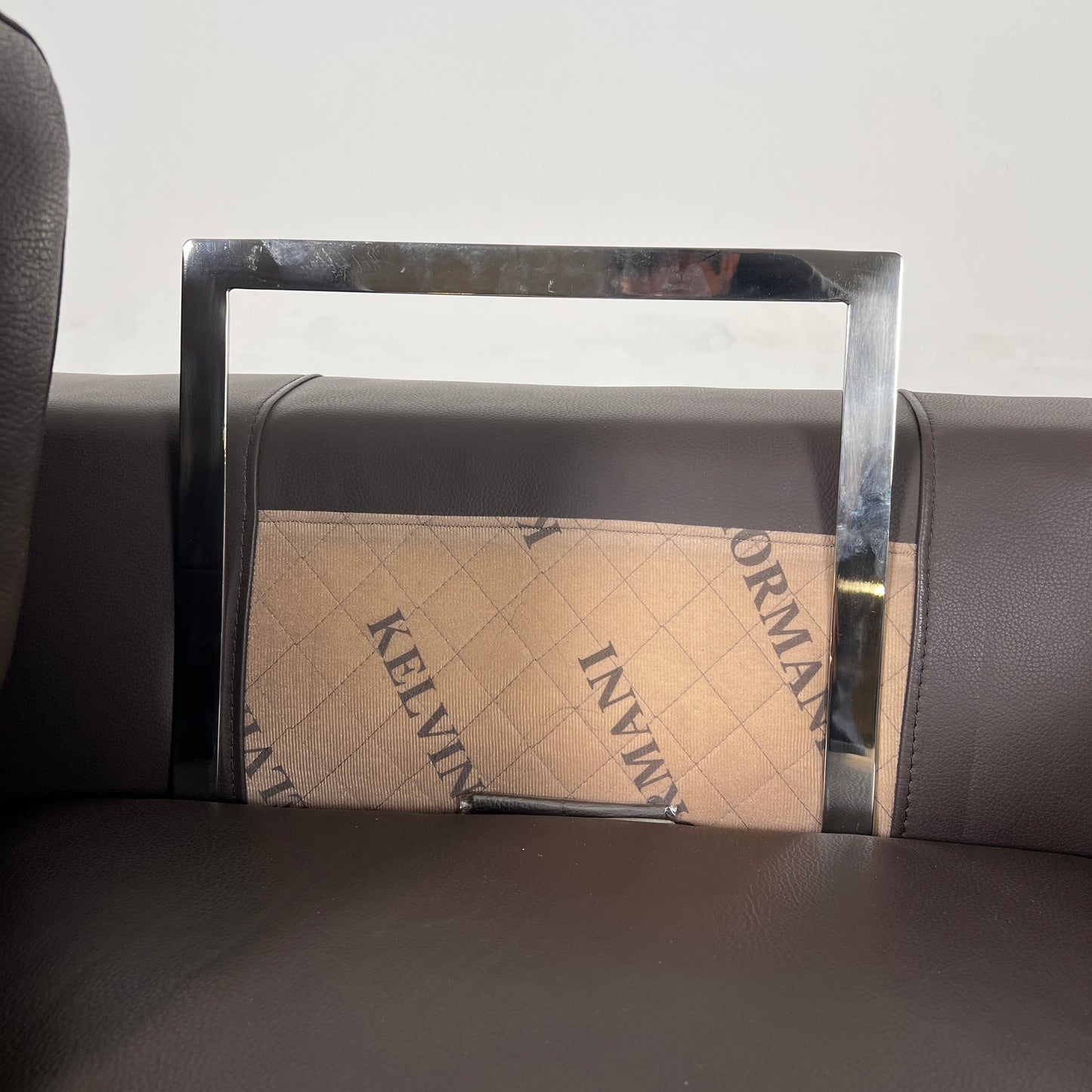 Kelvin Giormani Sectional. Leather L shaped sofa couch. Delivery available