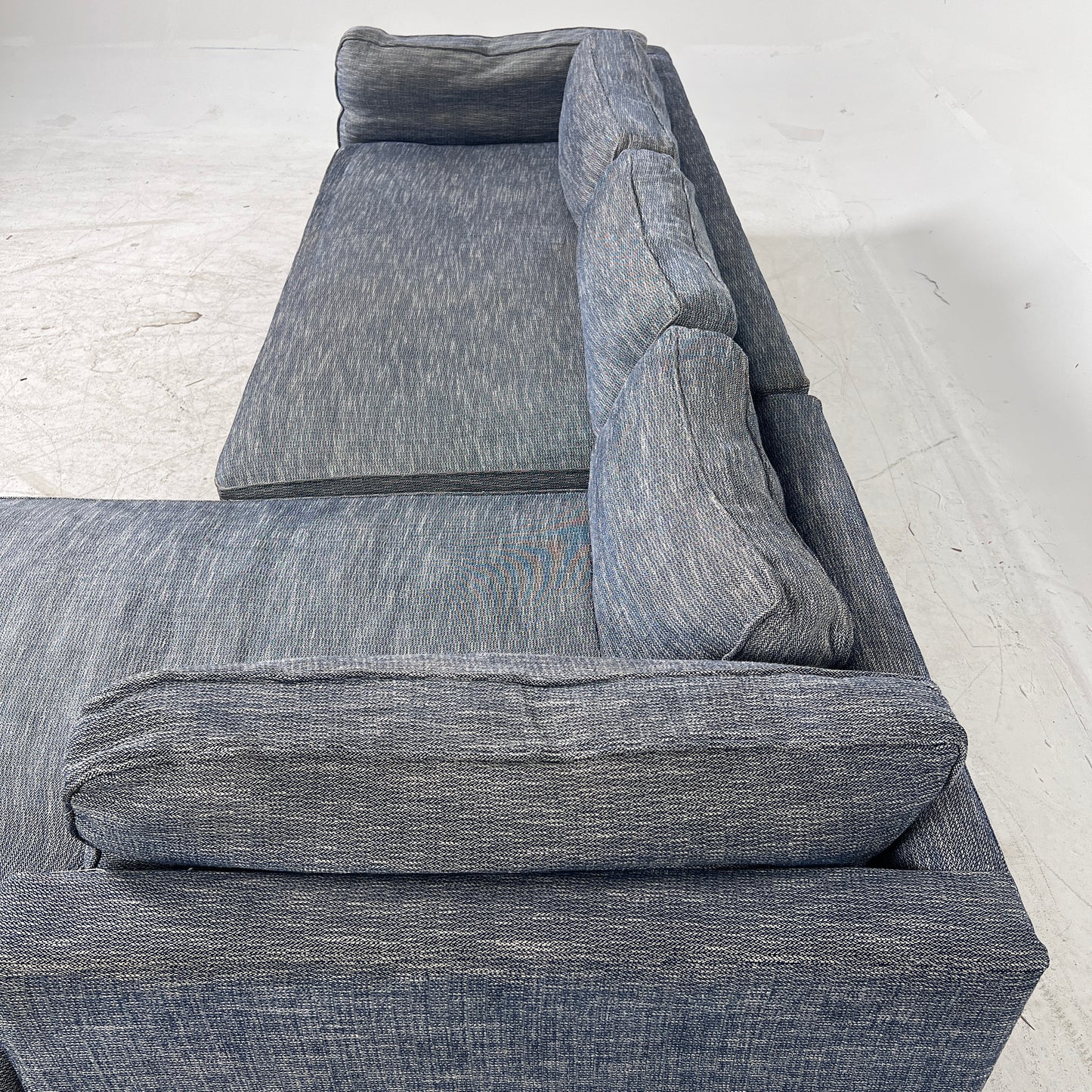 MCM Sectional. Removable Covers L shaped sofa couch. Delivery available