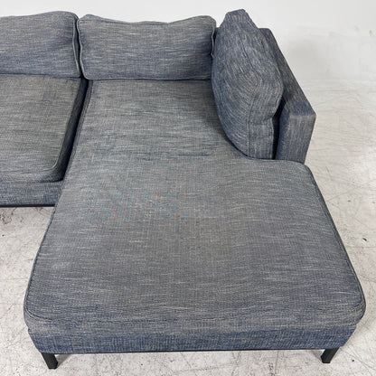 MCM Sectional. Removable Covers L shaped sofa couch. Delivery available