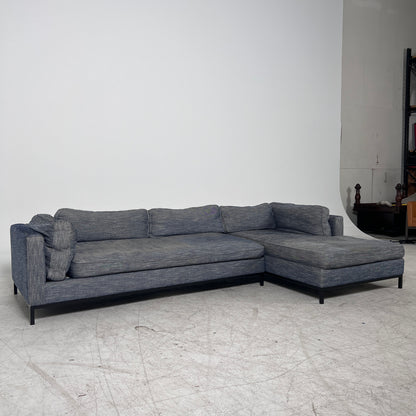 MCM Sectional. Removable Covers L shaped sofa couch. Delivery available