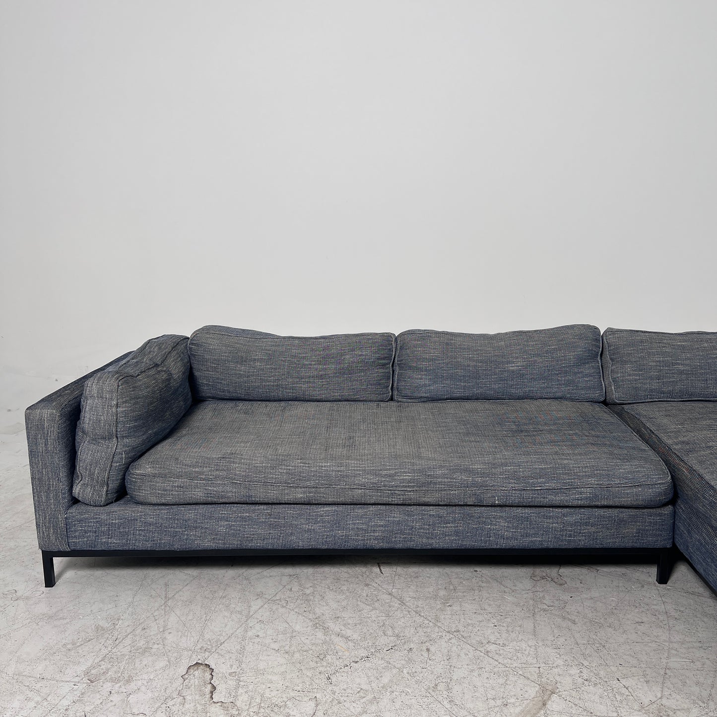 MCM Sectional. Removable Covers L shaped sofa couch. Delivery available