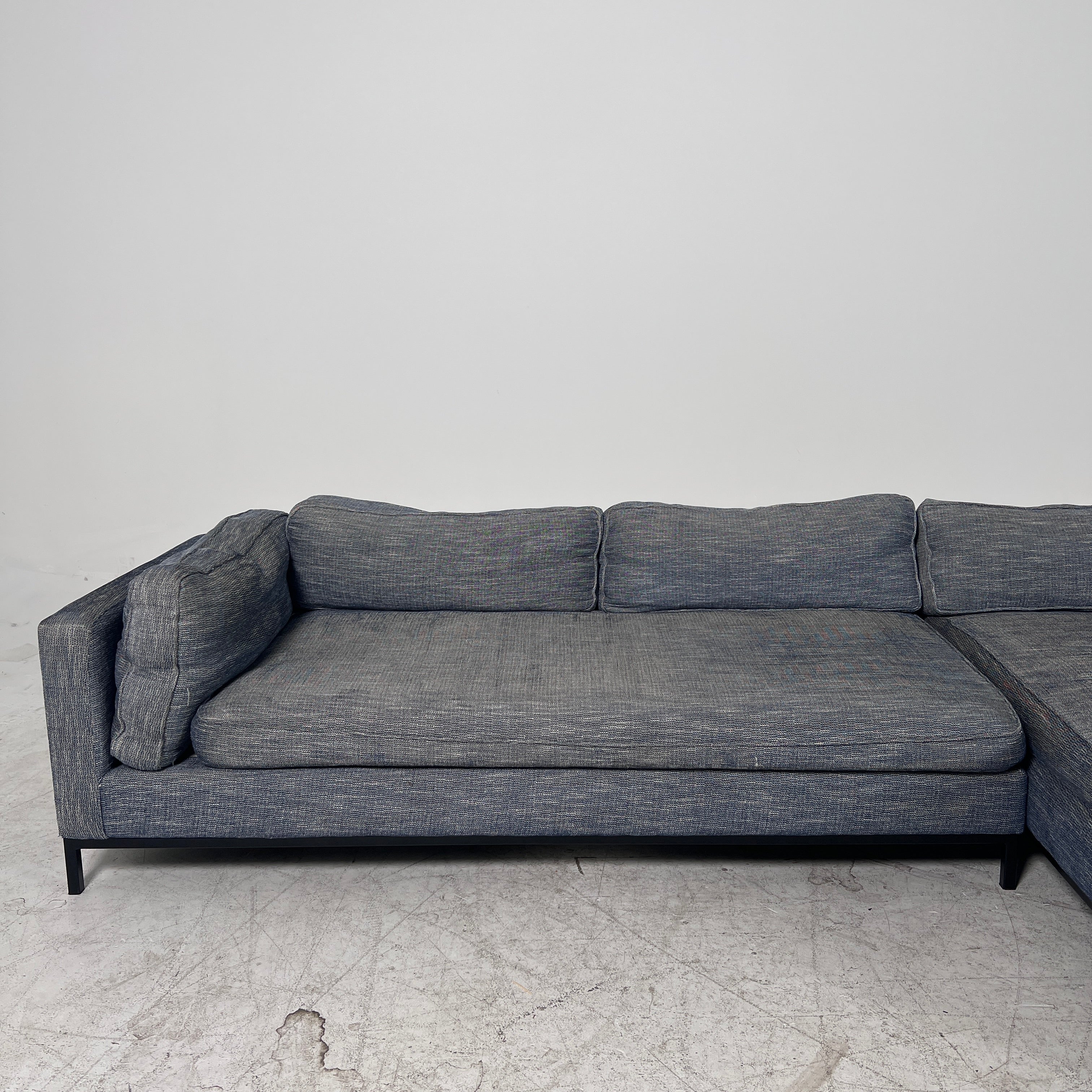 MCM Sectional. Removable Covers L shaped sofa couch. Delivery available