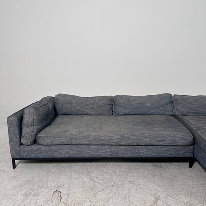 MCM Sectional. Removable Covers L shaped sofa couch. Delivery available
