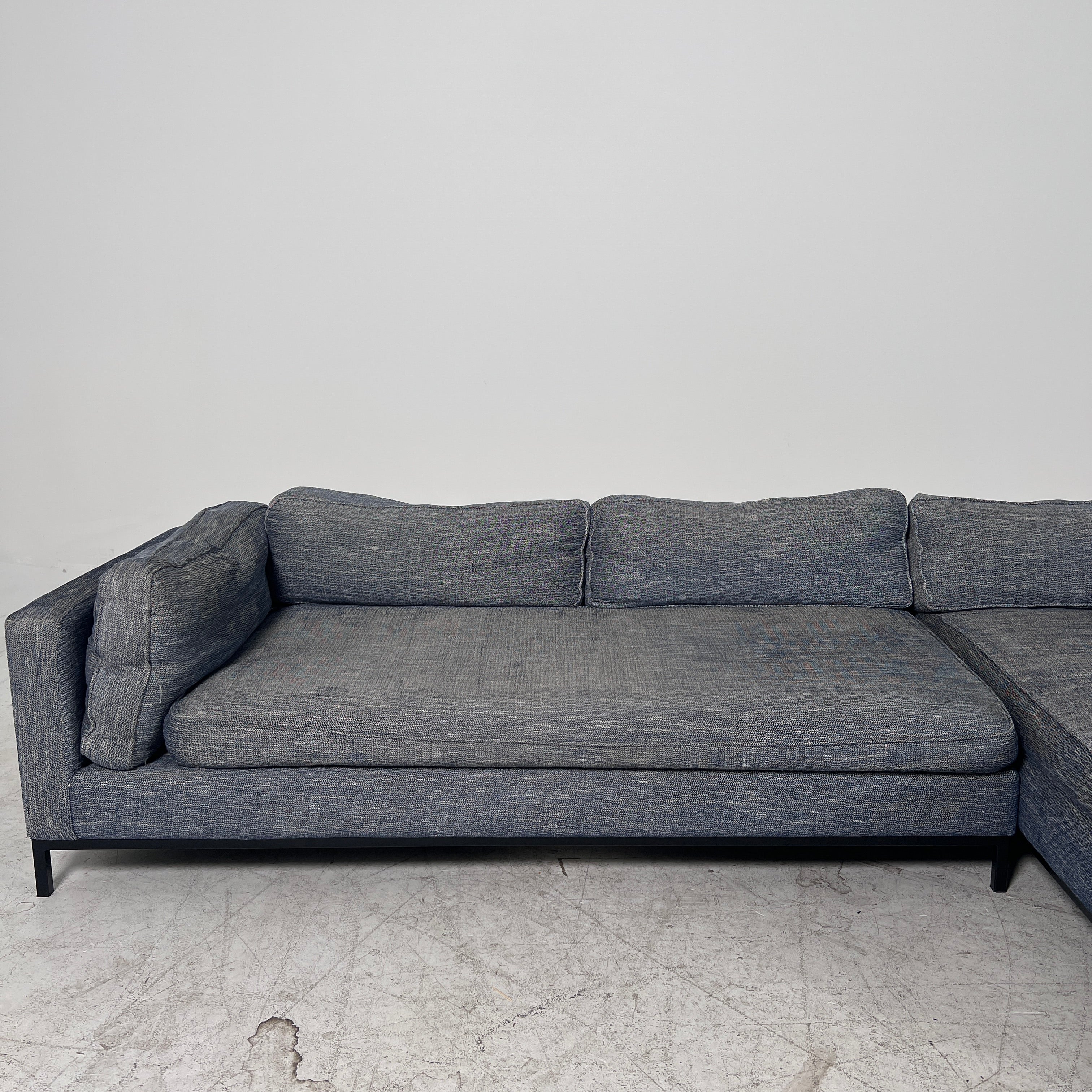 MCM Sectional. Removable Covers L shaped sofa couch. Delivery available