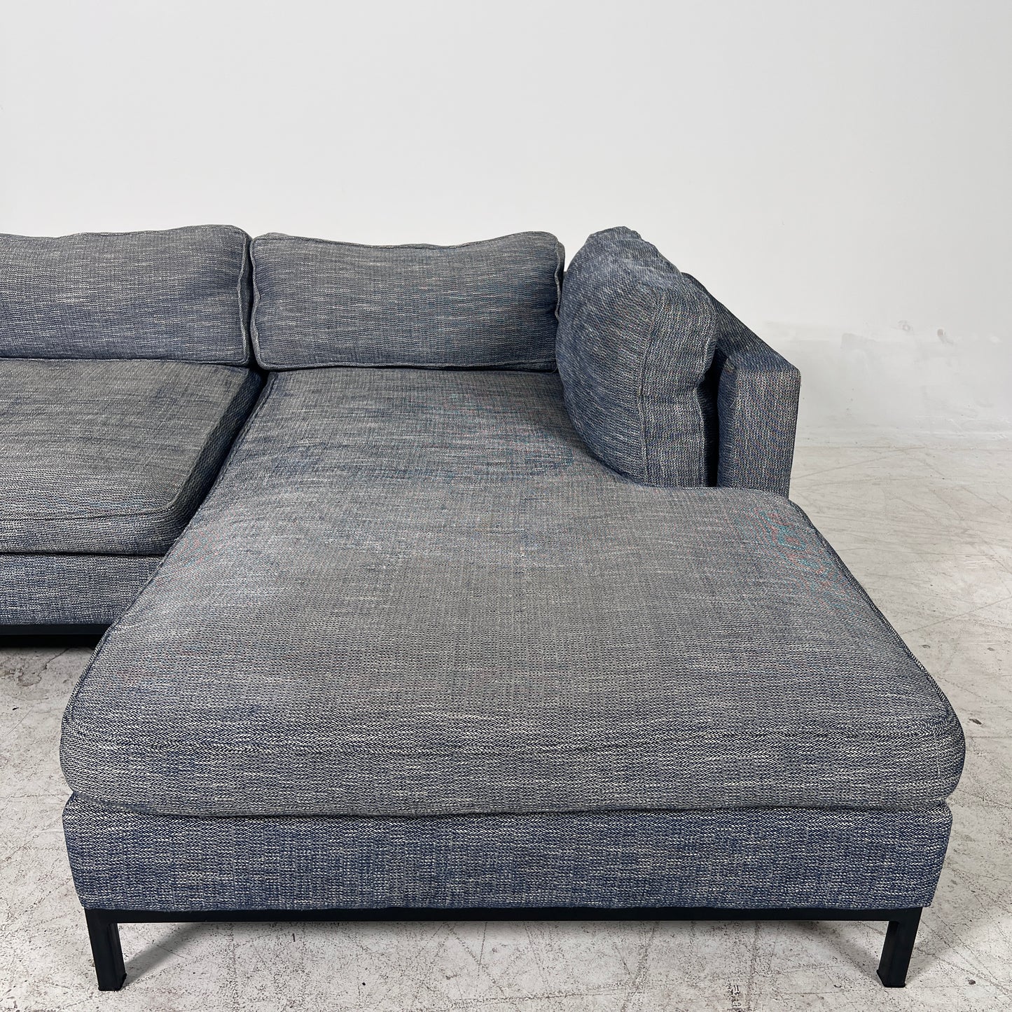 MCM Sectional. Removable Covers L shaped sofa couch. Delivery available