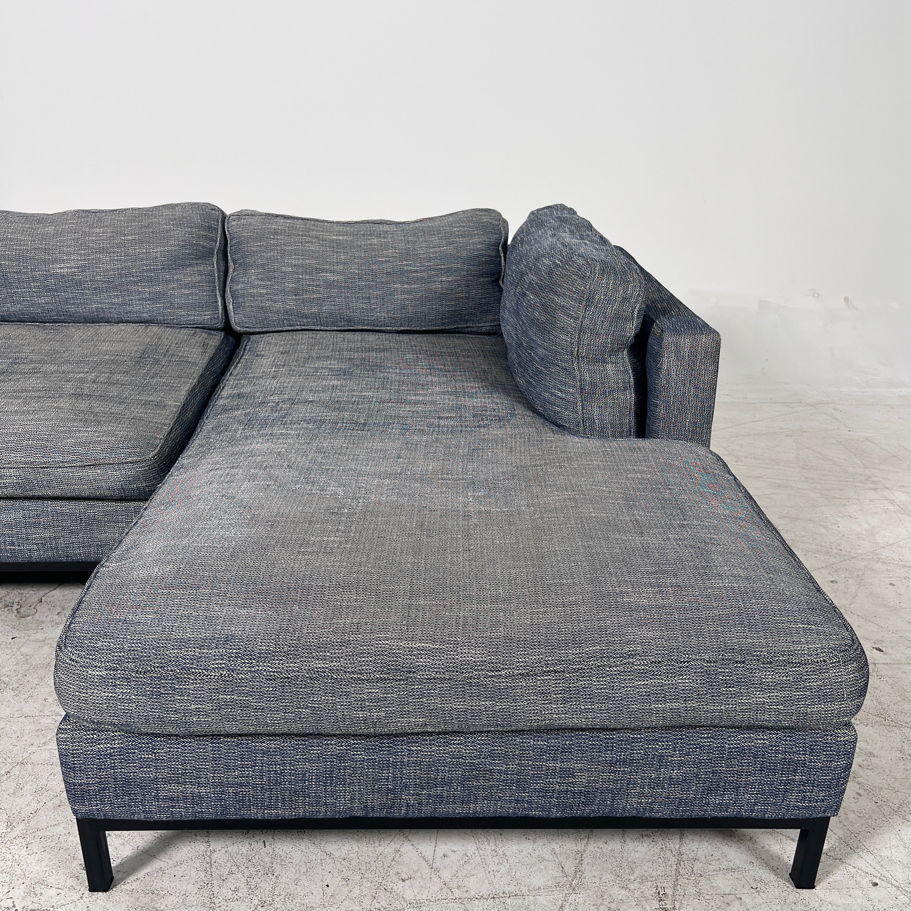 MCM Sectional. Removable Covers L shaped sofa couch. Delivery available