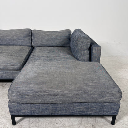 MCM Sectional. Removable Covers L shaped sofa couch. Delivery available