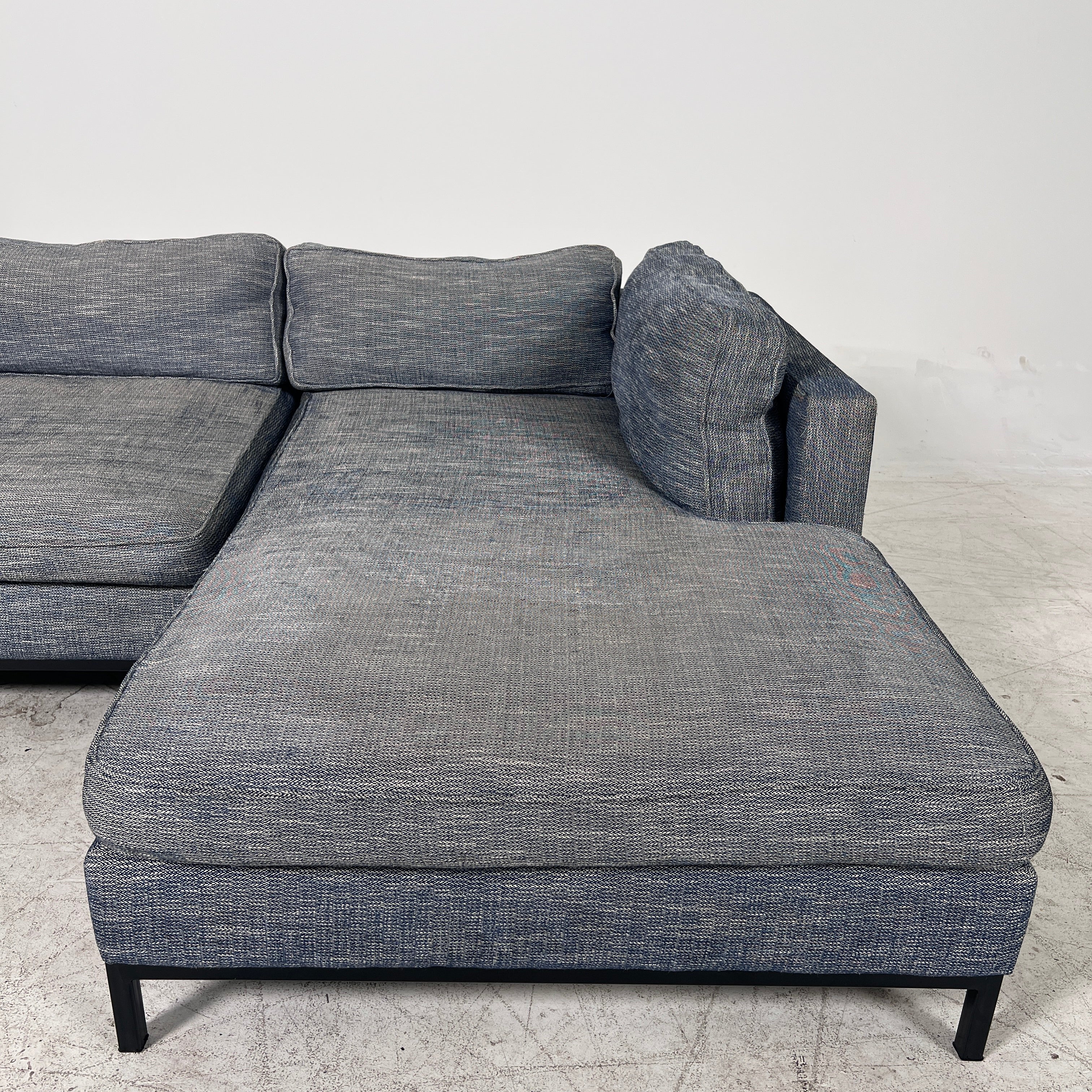 MCM Sectional. Removable Covers L shaped sofa couch. Delivery available