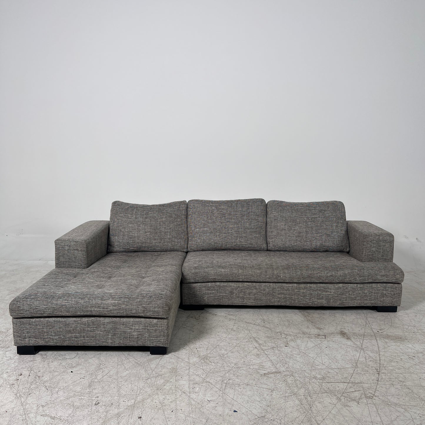 Scan Design Sectional. Fabric L shaped sofa couch. Delivery available