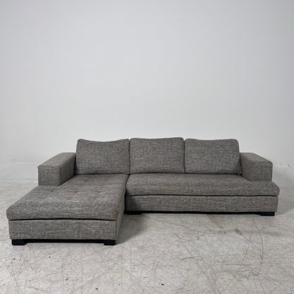 Scan Design Sectional. Fabric L shaped sofa couch. Delivery available