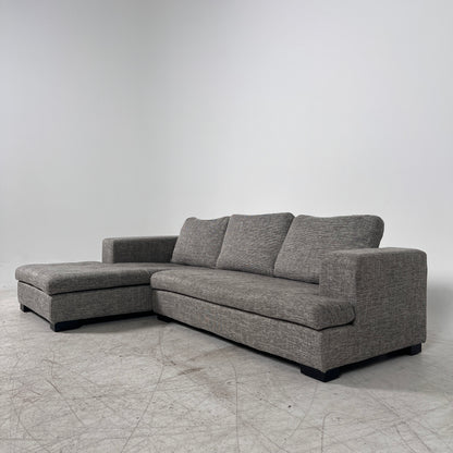 Scan Design Sectional. Fabric L shaped sofa couch. Delivery available