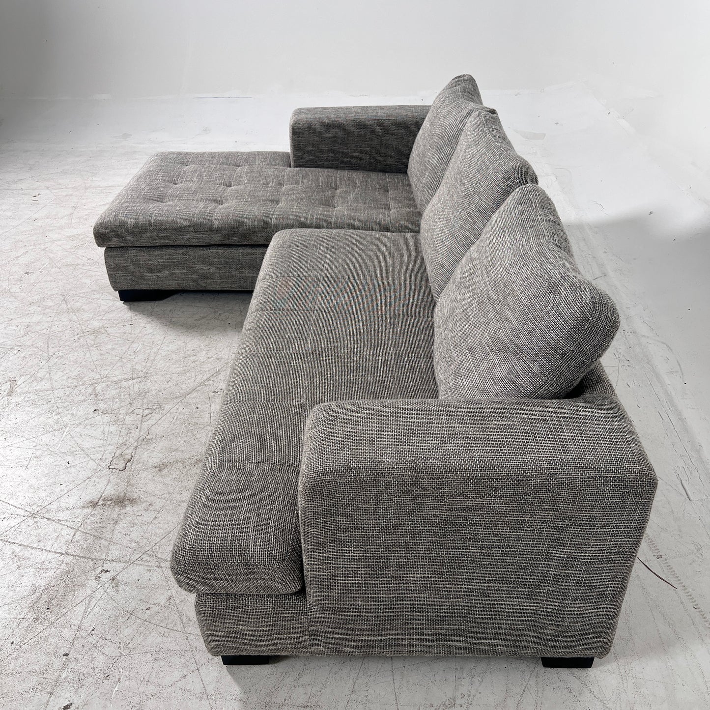 Scan Design Sectional. Fabric L shaped sofa couch. Delivery available