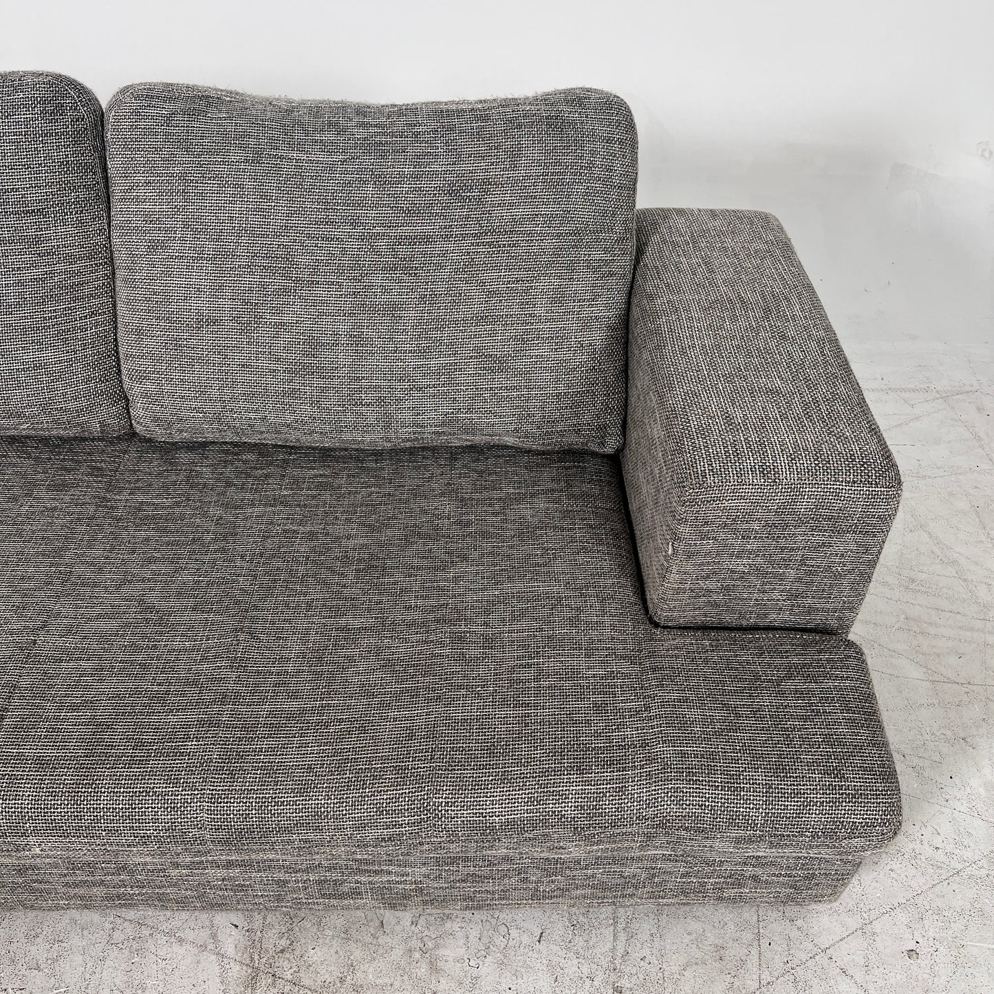 Scan Design Sectional. Fabric L shaped sofa couch. Delivery available