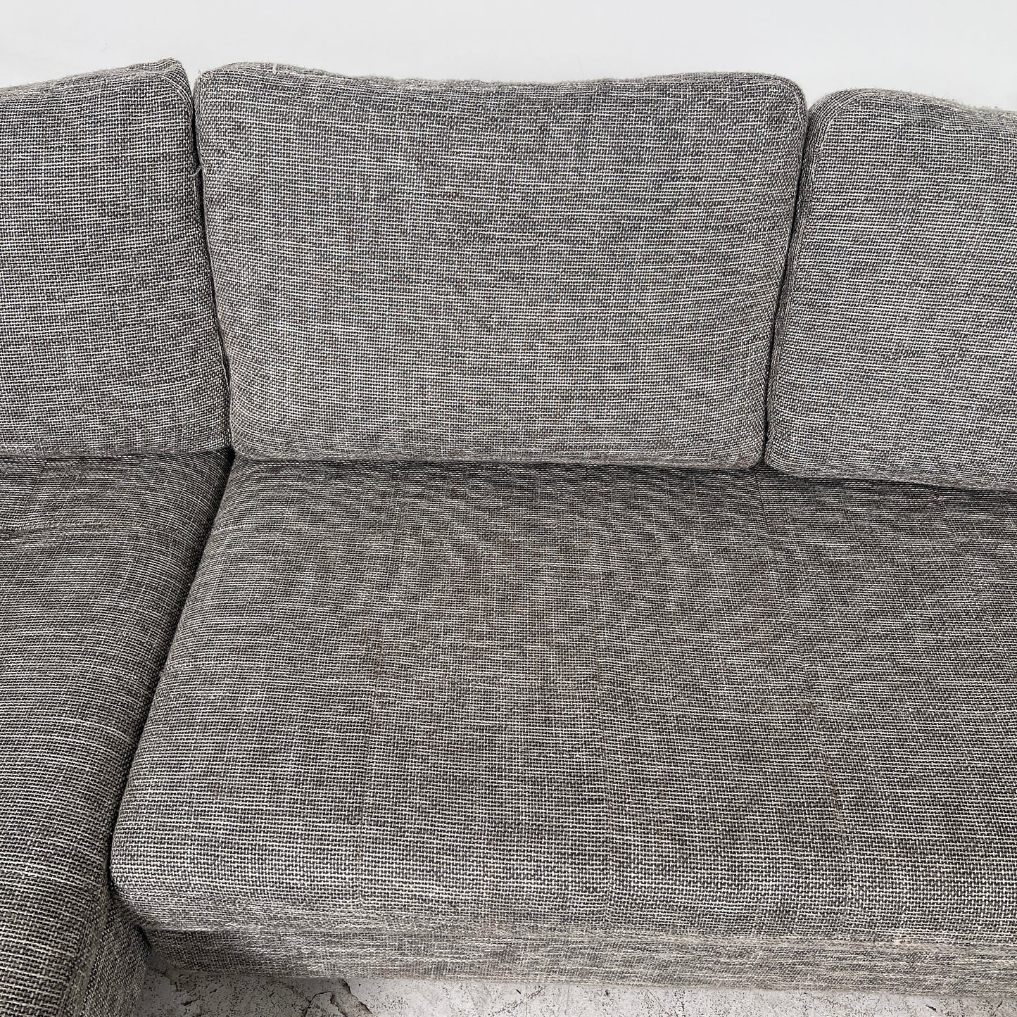 Scan Design Sectional. Fabric L shaped sofa couch. Delivery available